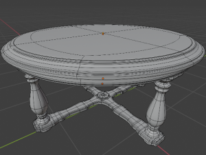 table Modelo 3D