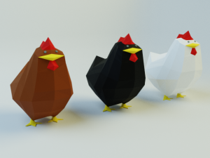 chicken 3D Model