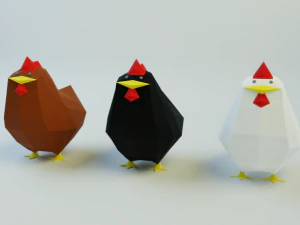 chicken 3D Model