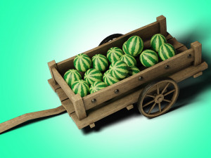 high-quality of a cart 3D Model