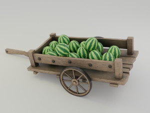 high-quality of a cart 3D Модель