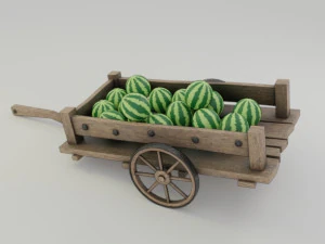 high-quality of a cart 3D Model