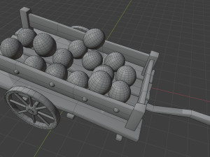 high-quality of a cart 3D Модель