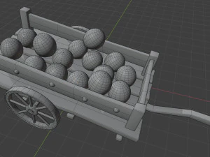 high-quality of a cart 3D Model