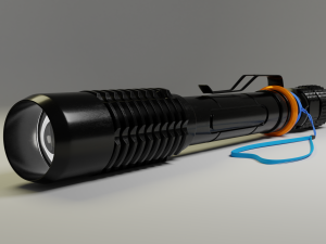 high-quality of a flashlight Modelo 3D