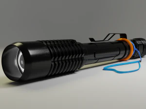 haute qualit&eacute; d'une lampe de poche Modèle 3D