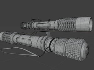 high-quality of a flashlight Modelo 3D