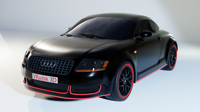 audi tt Model 3D .c4d .max .obj .3ds .fbx .stl .blend 