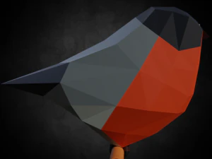 low-poly bird 3D Model