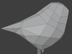 low-poly bird 3D Модель