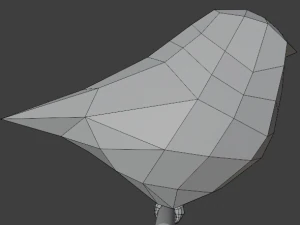 low-poly bird 3D Model