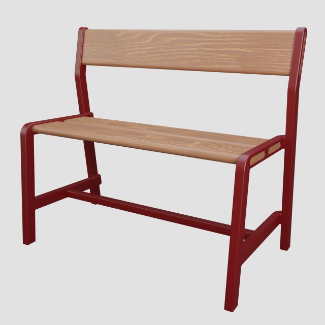 bench 3D Model .c4d .max .obj .3ds .fbx .stl .blend 