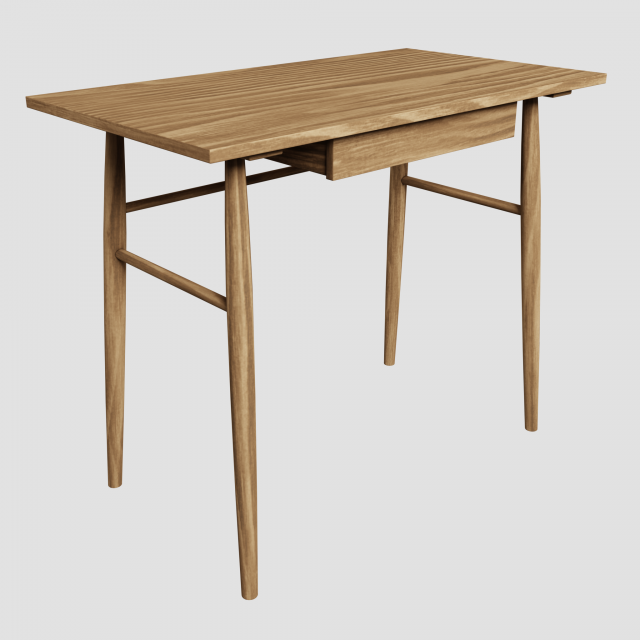 table wood 3D Model .c4d .max .obj .3ds .fbx .stl .blend 