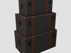 set storage trunk 3D Model