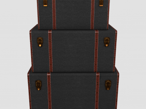 set storage trunk 3D मॉडल