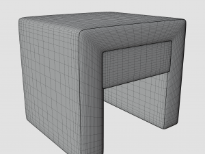 bedside cabinet 3D 모델