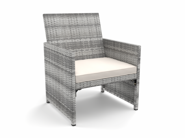 armchair with pillow 3D Model .c4d .max .obj .3ds .fbx .stl .blend 