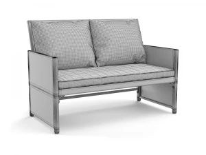 sofa with pillow 3D Model