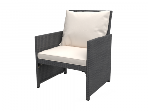 armchair with pillow Modèle 3D