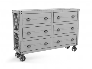 chest of drawers 3D Modell