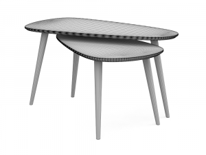 set coffee tables 3D Model