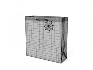 Christmas Bag Candy PBR Low-poly 3D Model