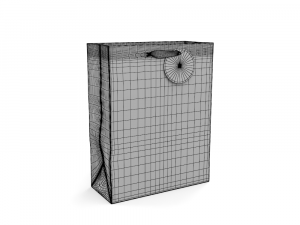 Christmas Bag Candy PBR Low-poly 3D Model