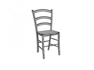High-quality of the Chair 3D मॉडल