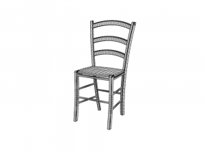 High-quality of the Chair 3D मॉडल