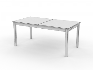 High-quality of the Dining table 3D Модель
