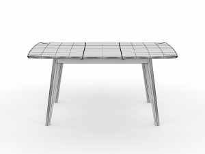 High-quality of the Dining table 3D Model