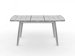 High-quality of the Dining table 3D Model