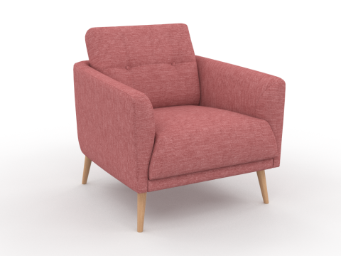 Armchair PBR 3D Model