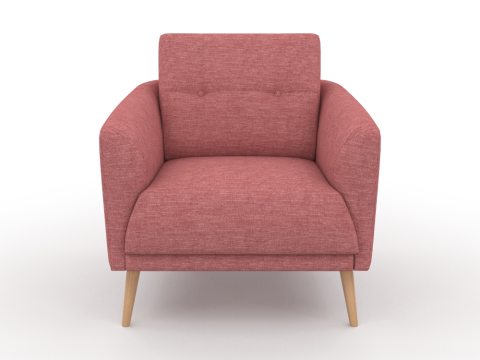 Armchair PBR Model 3D