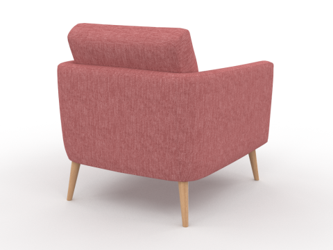 Armchair PBR Model 3D