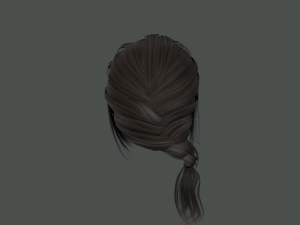 woman hair 2 3D 模型