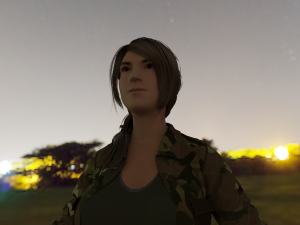 woman hair 2 3D 模型