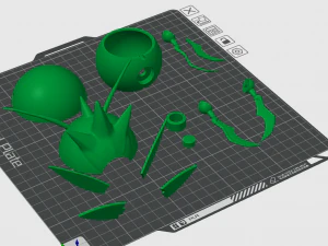 Pokemon falce Pokeball Modello di stampa 3D