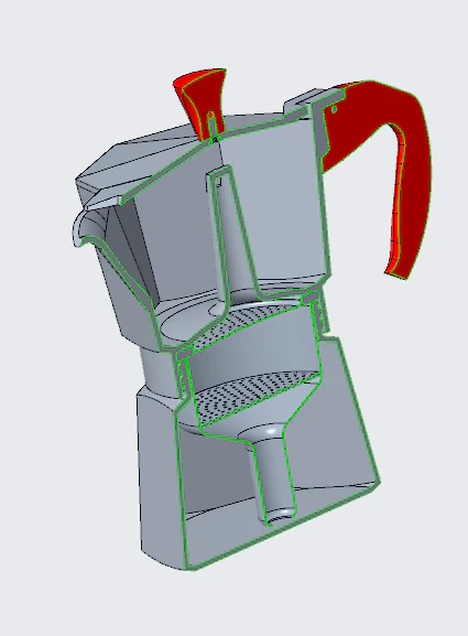 咖啡壶 3D 模型 .c4d .max .obj .3ds .fbx .stl .blend 