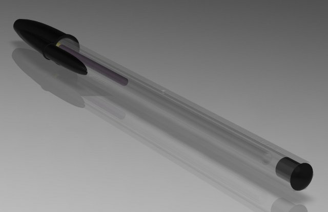 ballpoint pen Modelo 3D .c4d .max .obj .3ds .fbx .stl .blend 