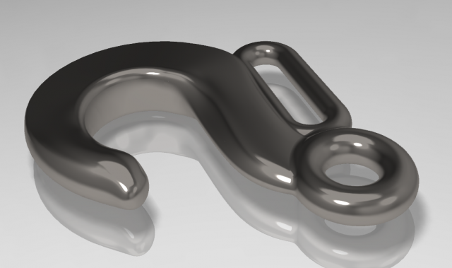 lifting hook with handle 3D 模型 .c4d .max .obj .3ds .fbx .stl .blend 