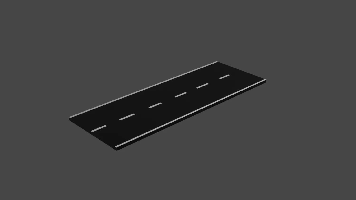 road 3D Model .c4d .max .obj .3ds .fbx .stl .blend 