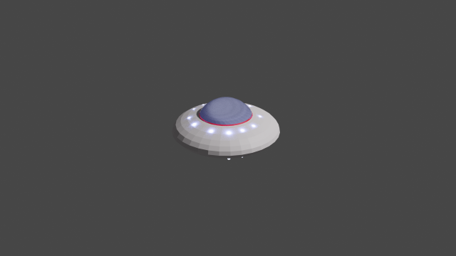 ufo 3D Модель .c4d .max .obj .3ds .fbx .stl .blend 