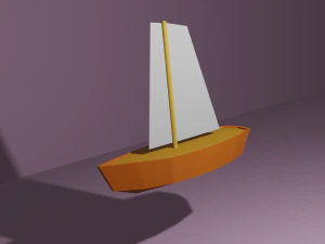 요트 3D 모델