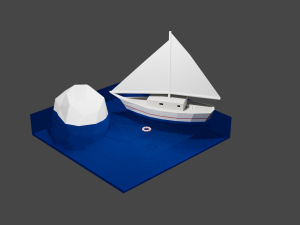 yacht 3D Model