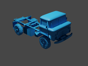gaz - 66 3D Модель