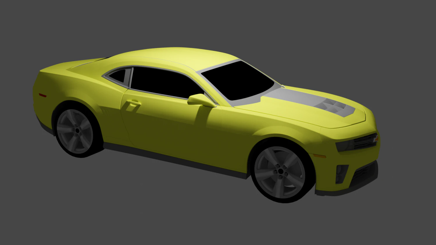 camaro 3D Model .c4d .max .obj .3ds .fbx .stl .blend