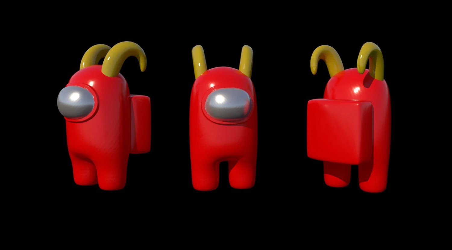 among us character - 3D Print Model .c4d .max .obj .3ds .fbx .stl .blend 