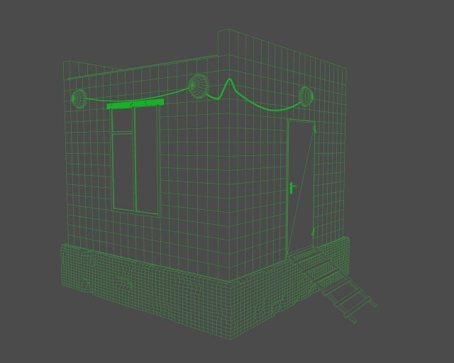 indutrial building Modelo 3D .c4d .max .obj .3ds .fbx .stl .blend 