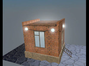 indutrial building 3D Model